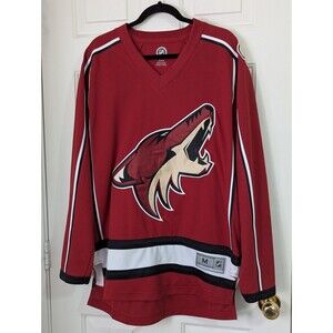 Official NHL Arizona Coyotes Hockey Jersey Adult Medium Maroon Embroidered Logo